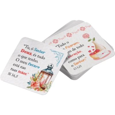 PRECIOSAS PROMESSAS CAIXA PAPEL 100 MENSAGENS PPP-005 BELLA ARTES