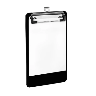 PRANCHETA PLASTICA A6 PRETA SLIP C/50 FOLHAS UNIDADE 155-PT - ACRIMET