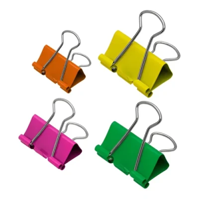 PRENDEDOR DE PAPEL (BINDER) 32MM COLOR BRW