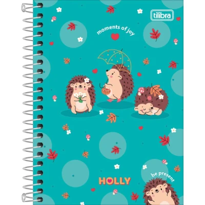 CADERNETA 1/8 ESP CD 80F HOLLY TILIBRA