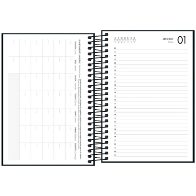 AGENDA ESPIRAL PERMANENTE NAPOLI (129X187MM) M5 2027 TILIBRA