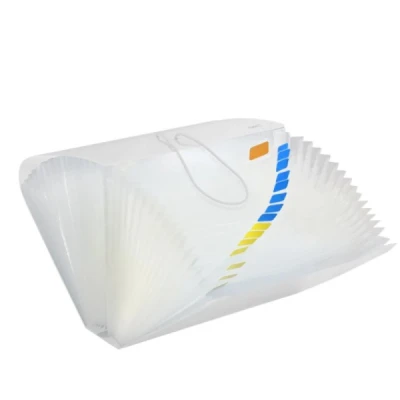 PASTA SANFONADA 31 DIV DUPLICATA CRISTAL REF6020PP-TR DAC