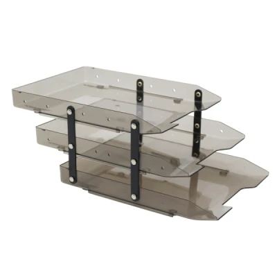 CAIXA CORRESPONDENCIA TRIPLA MOVEL SLIM FUME SELADA REF10050082  MAXCRIL