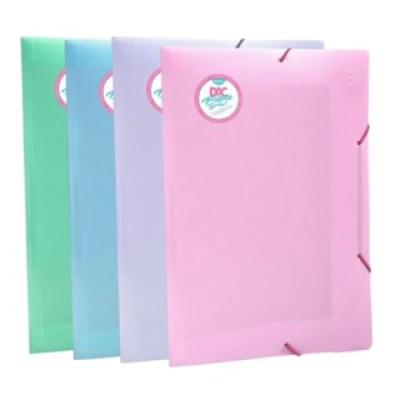 PASTA ELASTICA PLASTICA FINA OFICIO PASTEL BREEZE 801PP - DAC