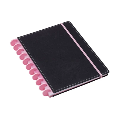 CADERNO DISCO GLITTER PRETO - 280X215 - 80 FOLHAS CD1010 BRW