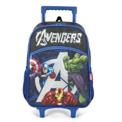 MOCHILA C/RODA AVENGERS PRETO IC4232AG LUXCEL