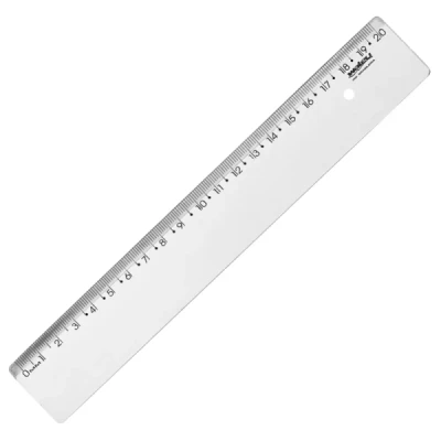 REGUA 20CM CRISTAL MAXCRIL