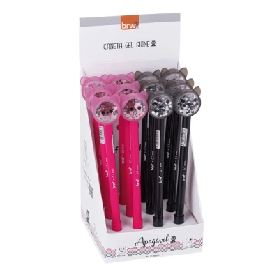 CANETA ESFEROGRÁFICA DIVERT GEL APAG 0.7MM - SHINE CA0222 BRW