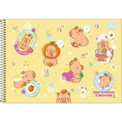 CADERNO DESENHO ESP CD 80F CAPYCLUB TILIBRA