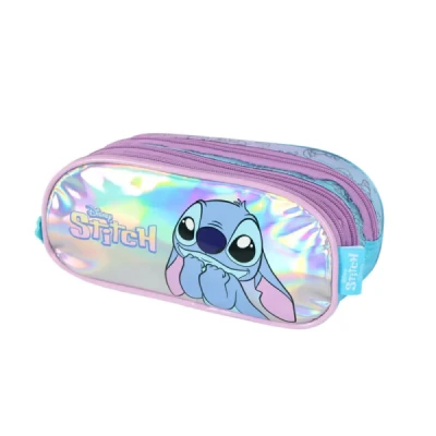 ESTOJO 3 ZIP STITCH AZUL EI42415SC LUXCEL