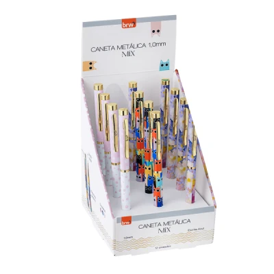 CANETA ESFEROGRAFICA METALICA MIX 1.0MM CA0704 BRW