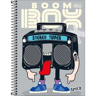 CADERNO 12MT 192F ESP CD UNIV SPICE MASC TILIBRA
