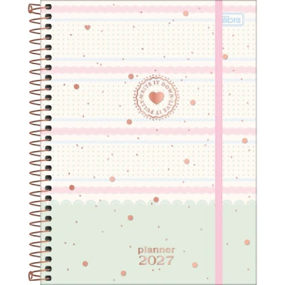 AGENDA ESPIRAL PLANNER (177X240MM) M7 SOHO 2027 - TILIBRA