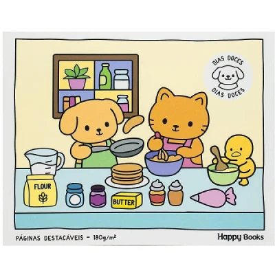 LIVRO DE COLORIR COZY E CUTE:DIA DOCE 25X20 36P UNIDADE 321389 - TODOLIVRO