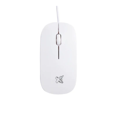 MOUSE SURFACE BRANCO COM FIO 1200DPI USB2.0
