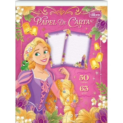 BLOCO PAPEL DE CARTA PRINCESAS  50F TILIBRA
