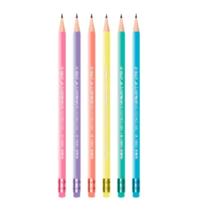 LAPIS DE ESCREVER C/BORRACHA PEROLADO LEOELEO