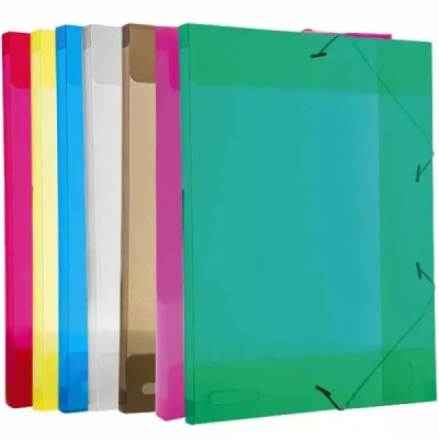 PASTA ELASTICA PLASTICA 18MM OFICIO - POLIBRAS