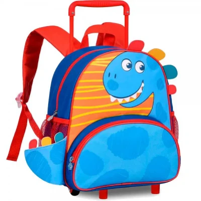 MOCHILA C/RODA KIDS MASCULINA PETS CP24078B CLIO