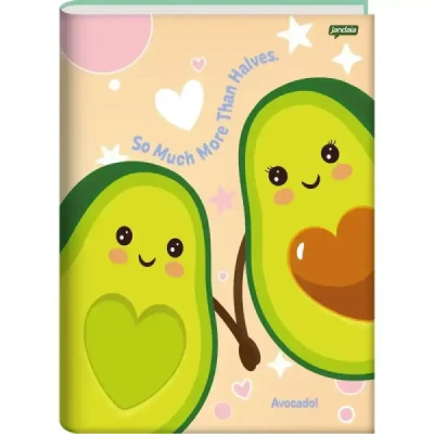 CADERNO BROCHURA 1/4 CD 80F AVOCADO JANDAIA