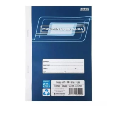 LIVRO MOVIMENTO CAIXA PEQUENO 100F 142X205MM  - ANIMATIVA