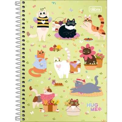 CADERNO 1/4 ESP CD 80F HUG ME TILIBRA