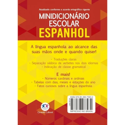 DICIONARIO ESPANHOL CIRANDA CULTURAL 352PG.