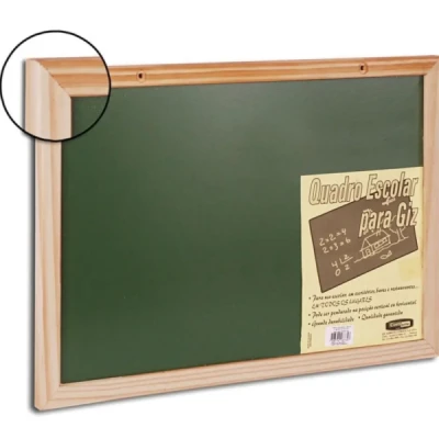 QUADRO VERDE MOLDURA MADEIRA 50X40CM ECO PA001460 - CORTIARTE