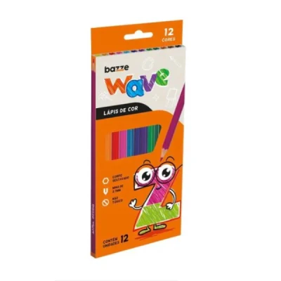 LAPIS DE COR C/12 WAVE SEXTAVADO R.612942 BAZZE