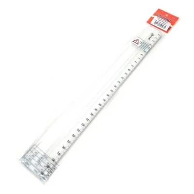 REGUA 30CM PLASTICA CRISTAL REF300 ACRINIL