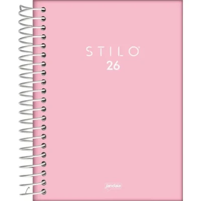 AGENDA ESPIRAL STILO COLOR 133X178MM 2026 - JANDAIA