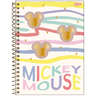 CADERNO 1MT 80F ESP CD COLEGIAL MICKEY JANDAIA