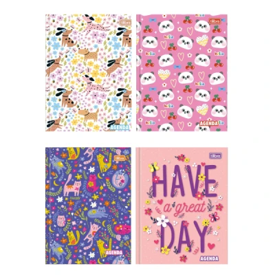 AGENDA COSTURADA PERMANENTE PEPPER FEM M4 TILIBRA