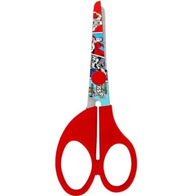 TESOURA ESCOLAR LIGA JUSTICA 13CM R.605227 - TRIS