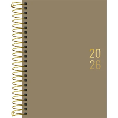 AGENDA EXECUTIVA ESPIRAL DIÁRIA 12,9 X 18,7 CM NAPOLI CORES 2026