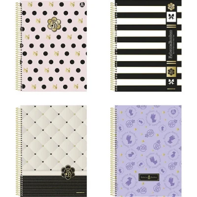 CADERNO 1MT 80F ESP CD UNIV REBECA BONBON - ANIMATIVA