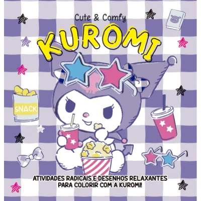 LIVRO INFANTIL COLORIR CUTE E COMFY KUROMI UNIDADE 36121 - ONLINE EDITORA