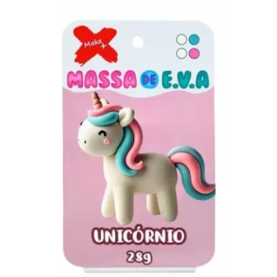 MASSA EVA BL POTE C/4 CORES 28G UNICORNI