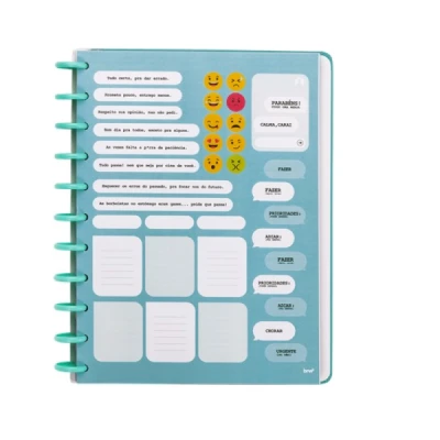 CADERNO DISCO SATIRA - 280X215 - 80 FOLHAS CD1009 - BRW
