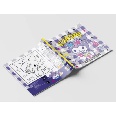 LIVRO INFANTIL COLORIR CUTE E COMFY KUROMI UNIDADE 36121 - ONLINE EDITORA