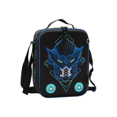 LANCHEIRA DE POLYESTER CG32996 PRETO ROBOT R.VIX CHENSON