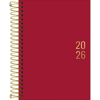 AGENDA EXECUTIVA ESPIRAL DIÁRIA 12,9 X 18,7 CM NAPOLI CORES 2026