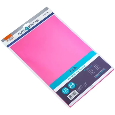 PAPEL PINTADO NA MASSA A4 120G 20F BRW