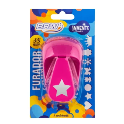 FURADOR DE EVA 38MM ESTRELA BRW FE3803