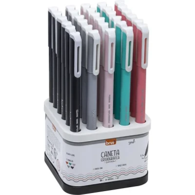 CANETA ESFEROGRÁFICA 0,7MM SÁTIRA CA0024 BRW