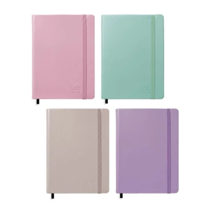 AGENDA COSTURADA SOFT COLORS (115X155MM) 2027 ANIMATIVA