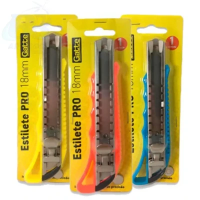ESTILETE LARGO PROF 18MM 11002 GATTE - MAKE +
