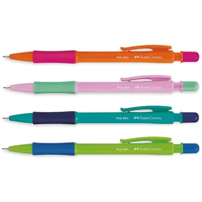 Lapiseira 0.5mm Poly slim 0.5mm mix Faber-Castell LP05SLIMM
