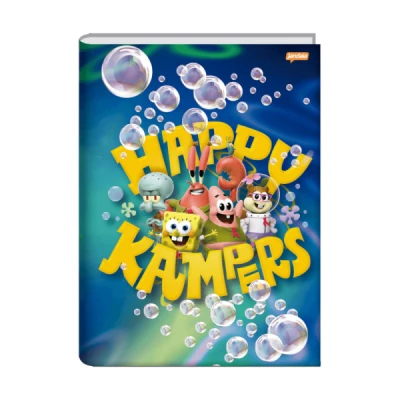 CADERNO BROCHURA 1/4 CD 80F BOB ESPONJA JANDAIA