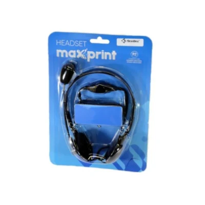 FONE DE OUVIDO COM MICROFONE HEADSET STANDARD P2 60231-4 MAXPRINT